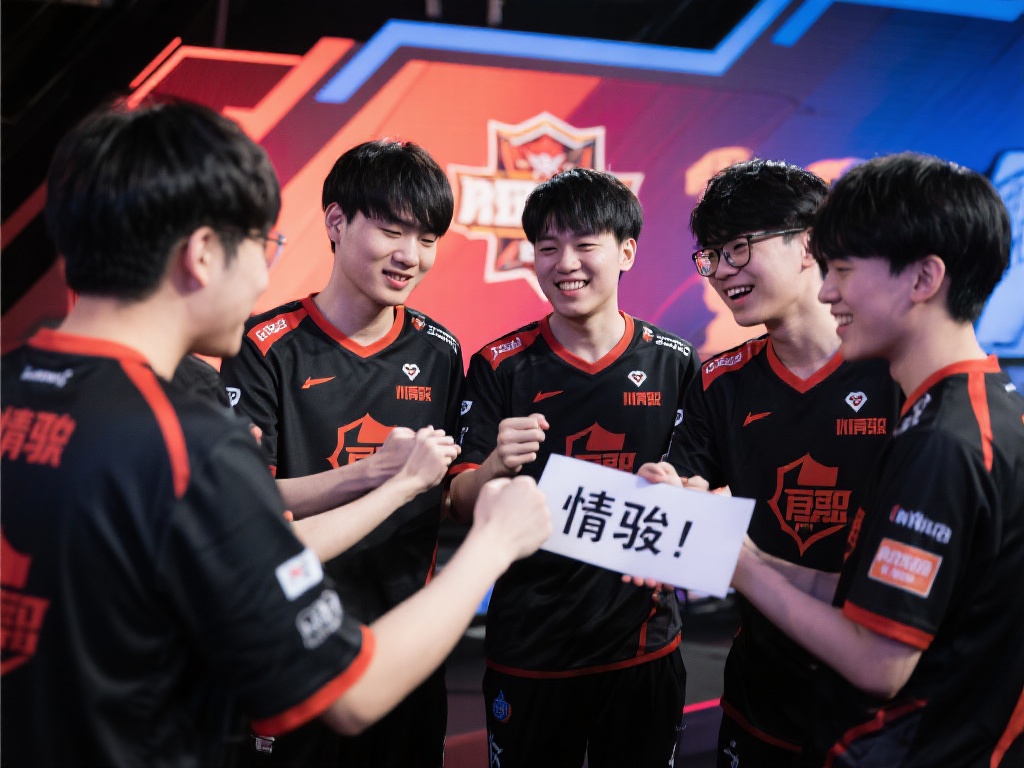 情久赛前晒对战DYG返图:兄弟们冲啊,加油! 值得一提的是,这种互动在电竞圈并不少见,