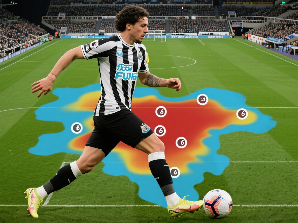 “惊叹覆盖能力!英超官方展示托纳利近6场热力图” 在足球的世界里,球员的表现往往通过数据和